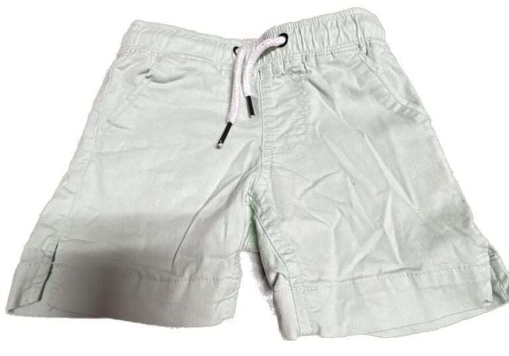 Sovereign Code Los Angeles Boys Light Green Pull-On Drawstring Shorts Size 12M